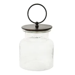 Celebrate Every Day Black Wood Finial Jar