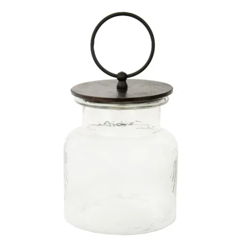 Celebrate Every Day Black Wood Finial Jar