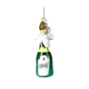 Champagne Celebrate Shaped Ornament