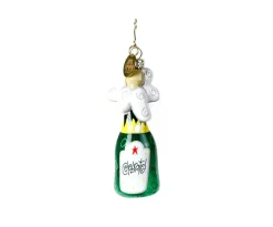 Champagne Celebrate Shaped Ornament