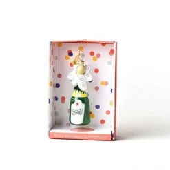 Champagne Celebrate Shaped Ornament