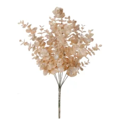 Champagne Glitter Metallic Eucalyptus Spray