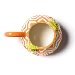 Chevron Pumpkin Shaped Mug by Happy Everything!