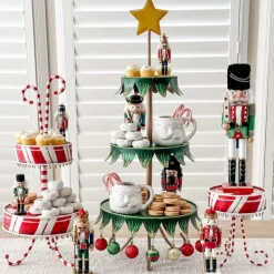 Christmas Tree Tiered Tray