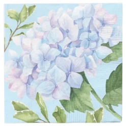 Cocktail Napkin, Hydrangeas