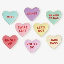 Contrary Candy Heart Trinket Dish