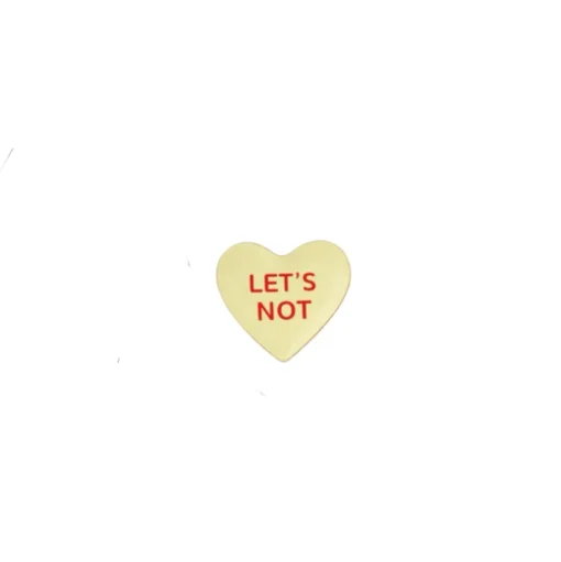 Contrary Candy Heart Trinket Dish