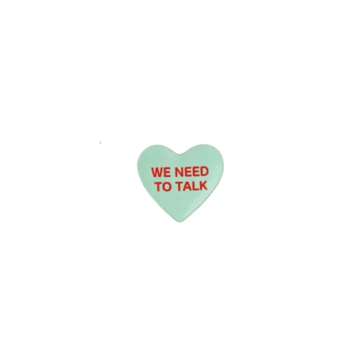 Contrary Candy Heart Trinket Dish