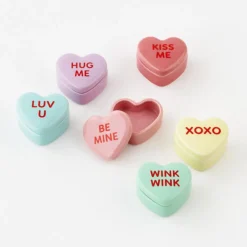 Conversation Heart Ring Box