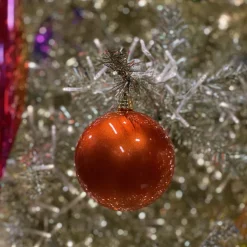 Copper Candy Apple Ball Ornament, 8"