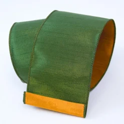 Copper Green Two Tone Ribbon, 4" X 10YD