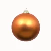 Copper Matte Ball Ornament, 8"