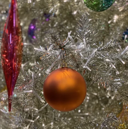 Copper Matte Ball Ornament, 8"