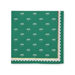 Coquette Christmas Large Bows Party Napkins