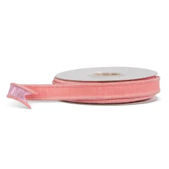 Coral Wired Ribbon, 1" X 10YD
