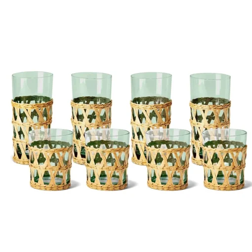 Countryside Chic Lattice Glass
