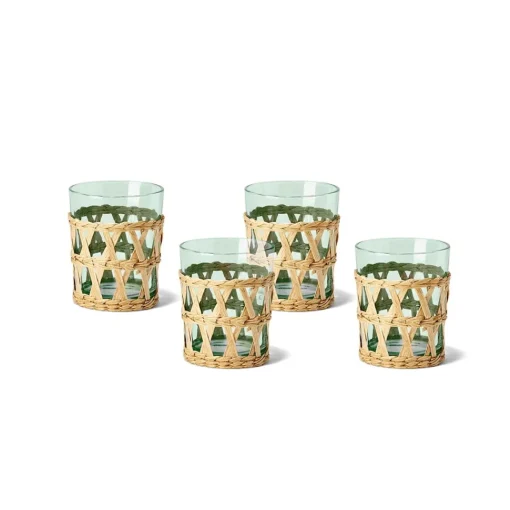Countryside Chic Lattice Glass