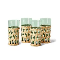 Countryside Chic Lattice Glass