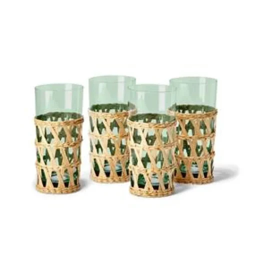 Countryside Chic Lattice Glass