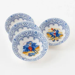 Cowboy and Cowgirl Bowl, Set of 4