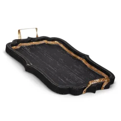 Distressed Black Tray