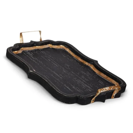 Distressed Black Tray