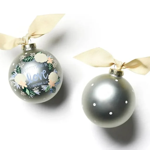 Do Everything in Love Ornament