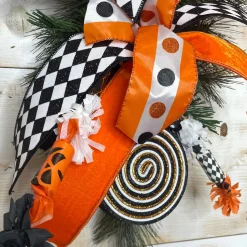 Double Glitter Lollipop Bow Pick