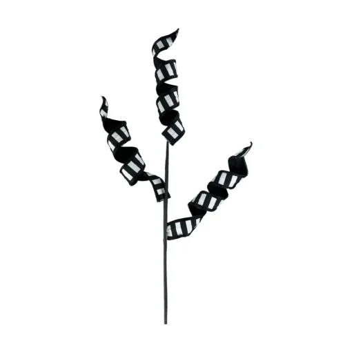 Doublesided Striped Curly Spray