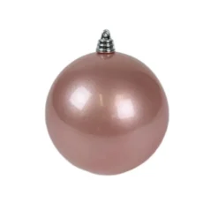 Dusty Rose Candy Apple Ornament, 6"