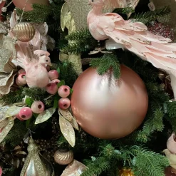 Dusty Rose Matte Ornament, 8"