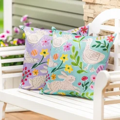 Easter In Bloom Reversible Pillow