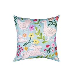 Easter In Bloom Reversible Pillow