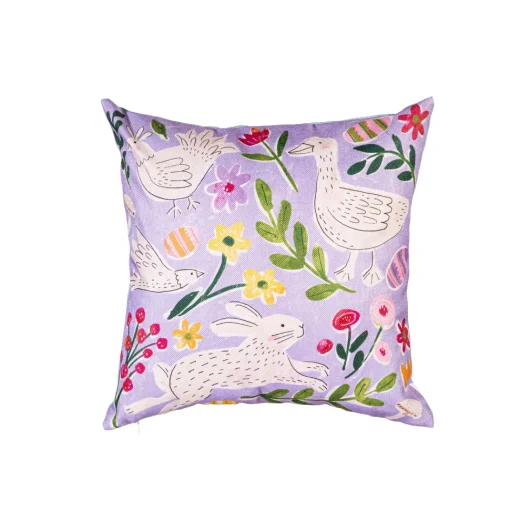 Easter In Bloom Reversible Pillow