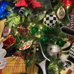 10' Emerald Candy Apple Ball Garland