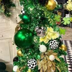 Emerald Green Candy Apple Ball Ornament, 8"