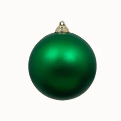 Emerald Green Matte Ball Ornament, 4"