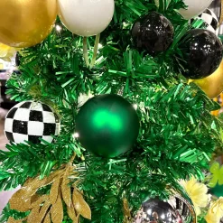 Emerald Green Matte Ball Ornament, 4"
