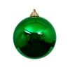 Emerald Green Shiny Ball Ornament, 4"