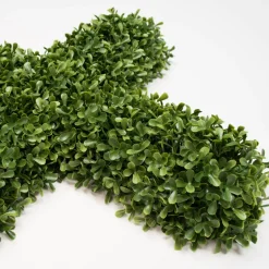 Faux Boxwood Cross
