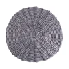 Faux Wicker Placemats, Gray