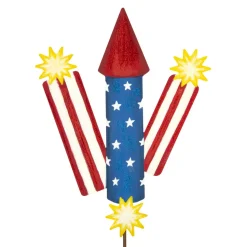 Firecrackers & Rocket Stake