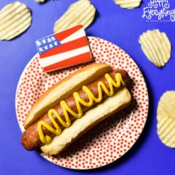 Flag Embellishment Plate by Happy Everything!