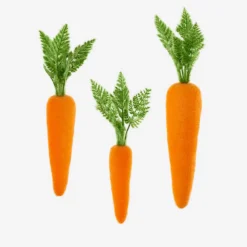Flocked Orange Carrot