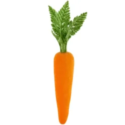 Flocked Orange Carrot