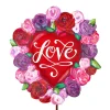 Floral “Love” Heart