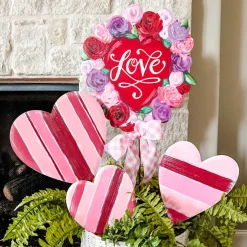Floral “Love” Heart
