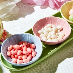 Flower Tidbit Bowls with Tray