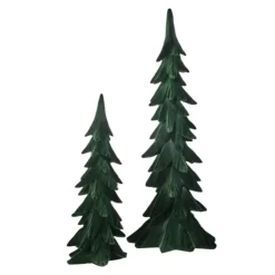 Forest Flocked Tree Set