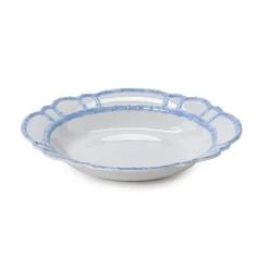 French Blue Bamboo Bowl
